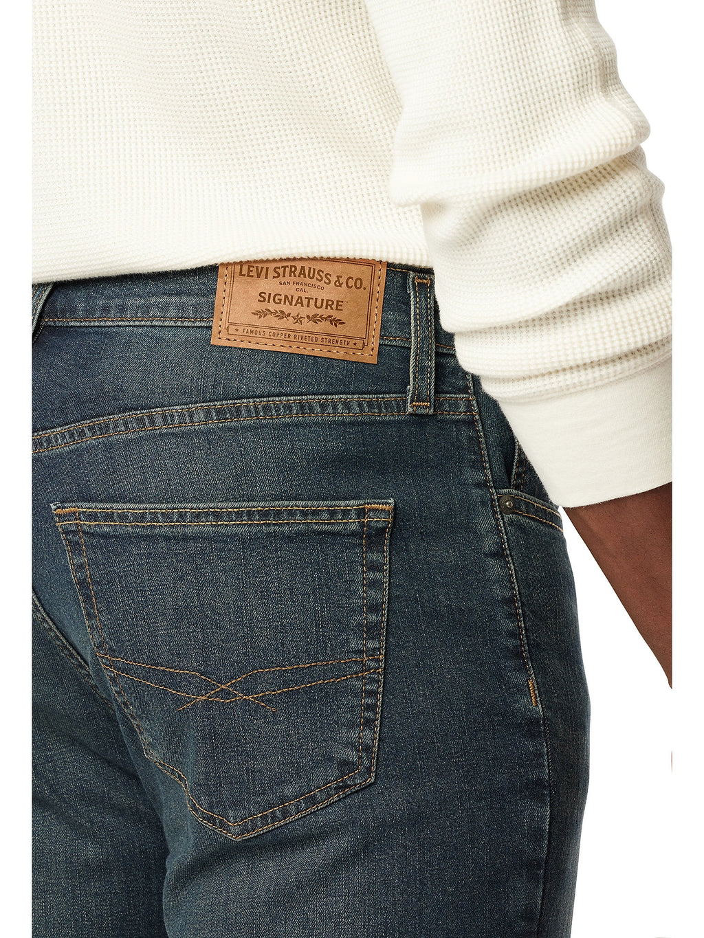 Levi Strauss Signature Men's Straight Fit Jeans