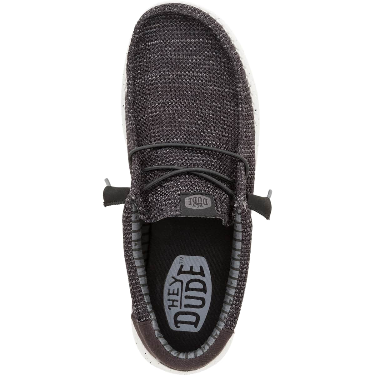 HEYDUDE Men Wally Stretch Sox Wide, Gray, 10