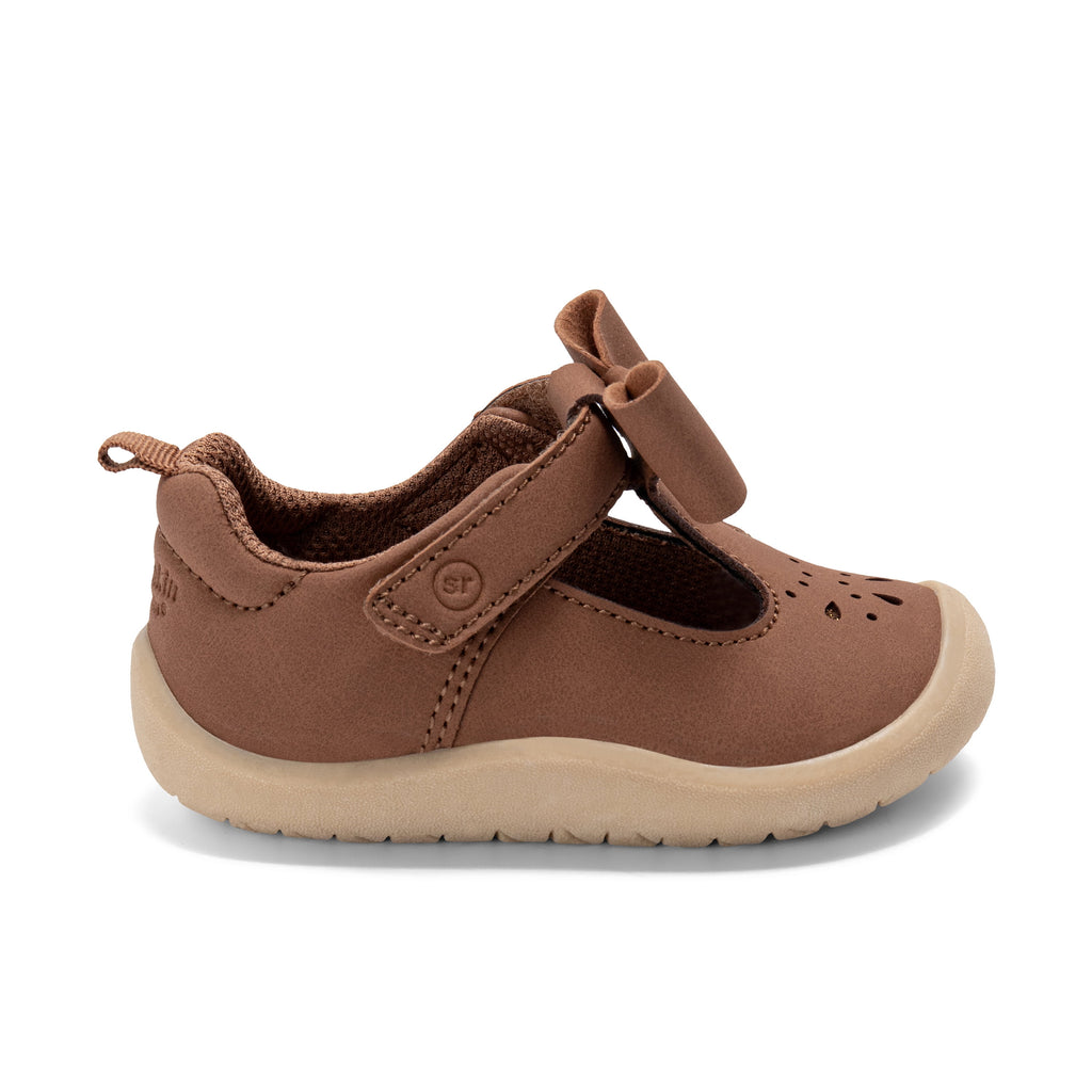 Munchkin by Stride Rite Baby Girl Peyson Bow T-Strap Dress Shoe