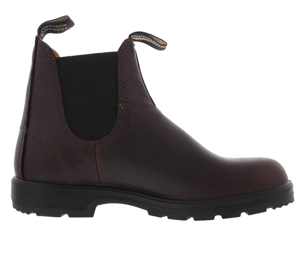 Blundstone Elastic Sided Boot Lined Unisex Shoes Size 10.5, Color: Auburn/Black