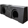 12 in. Qbomb Dual Vented Empty Box Behind Seat Mount