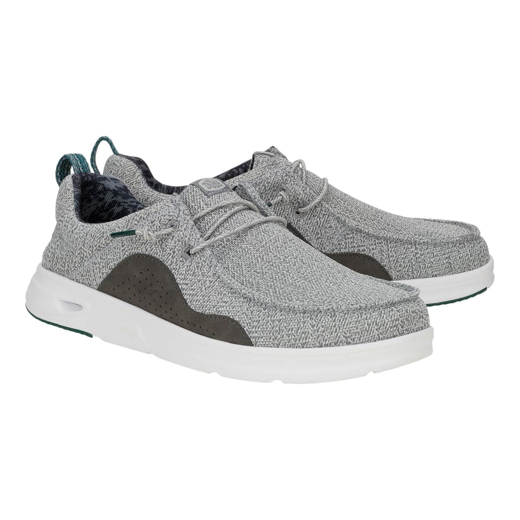 HEYDUDE Men HEYDUDE Mens Wally Hey2O Mesh, Monument Grey/Dawn Blue, 11, Monument Grey/Dawn Blue, 11