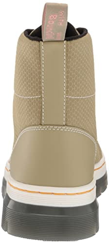 Dr. Martens Women's Combs W Fashion Boot, Vintage Taupe Poly Twill, 9