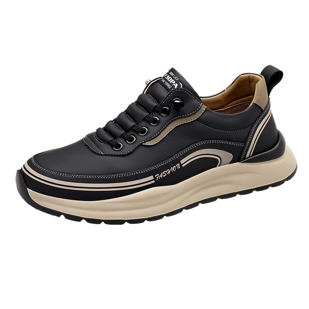 EaseDay Men's Walking Shoes Casual Sneakers Lightweight Breathable Lace Up Shoes for Men Comfortable Everyday Running Travel Beach and Outdoor Wear