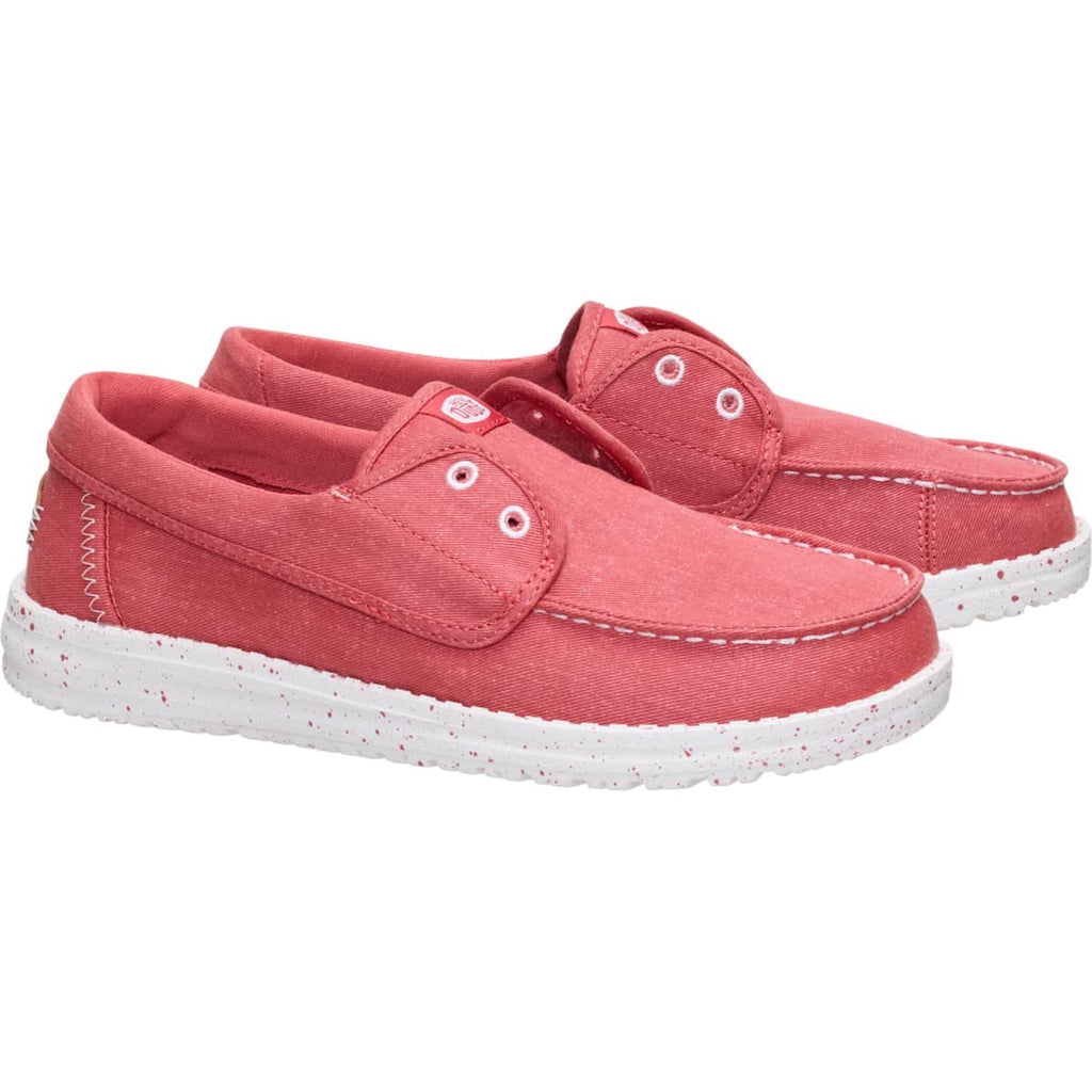 HEYDUDE Women Wendy Cru Gingham, Skyway Blue/Multi, 9