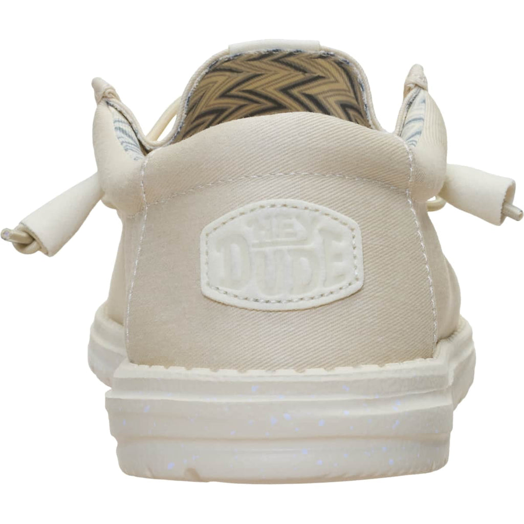 HEYDUDE Men Wally Stretch Canvas, Light Grey, 8
