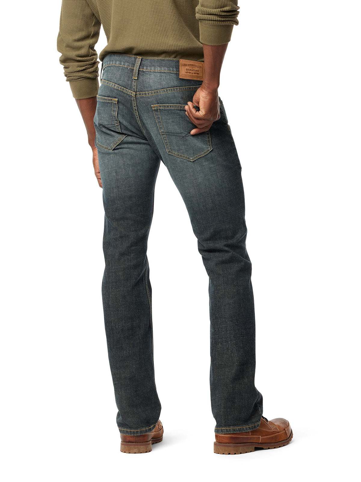Levi Strauss Signature Men's and Big and Tall Bootcut Jeans