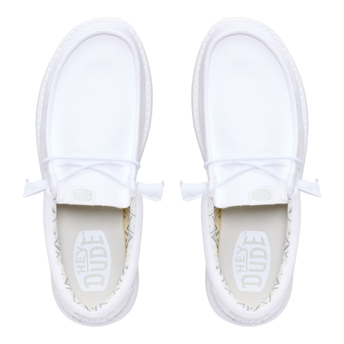 HEYDUDE Men Wally Stretch Canvas, Stone White, 9
