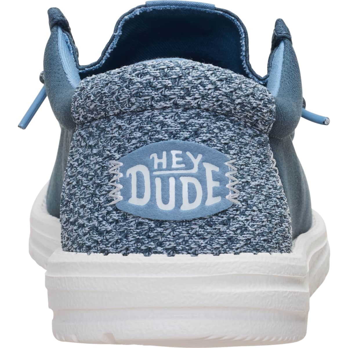 HEYDUDE Wally Heathered Knit, Black, 9
