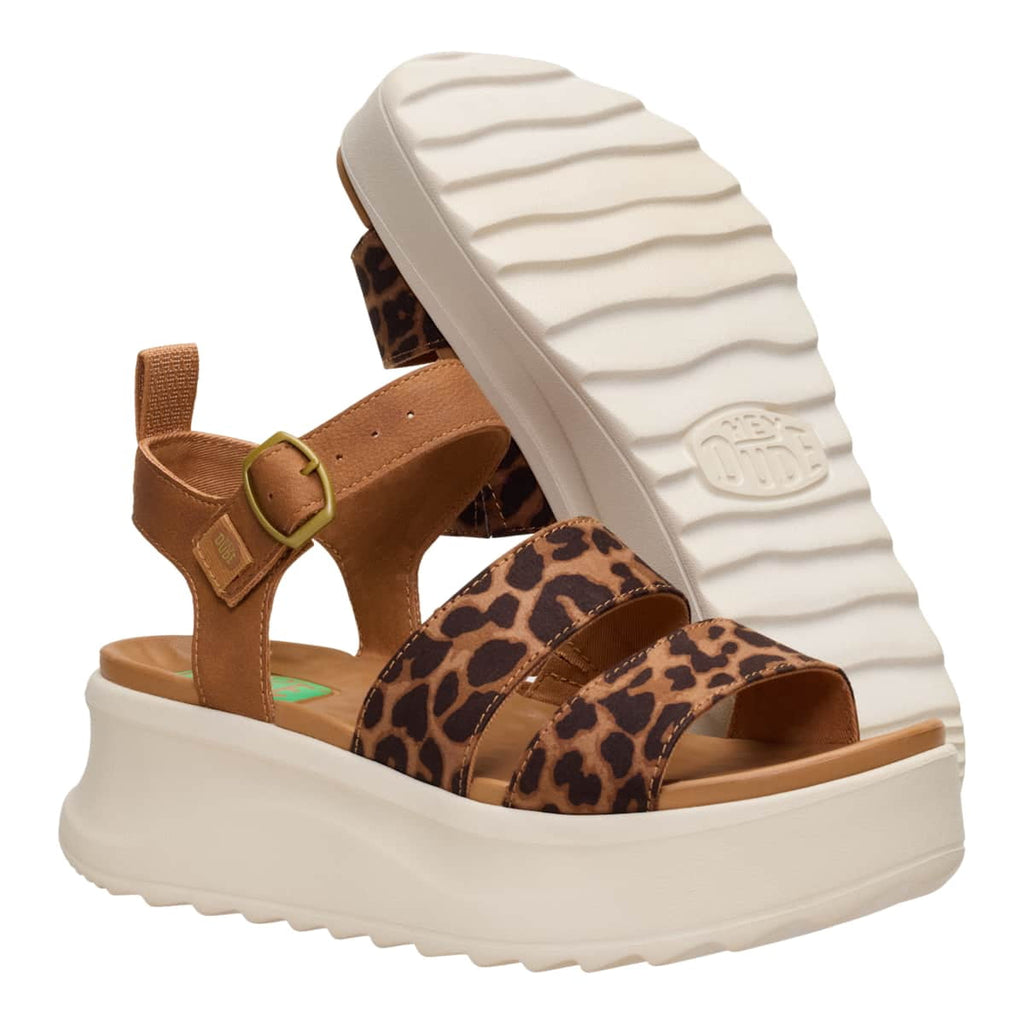 HEYDUDE Women Delray Buckle Classic, Tan, 6