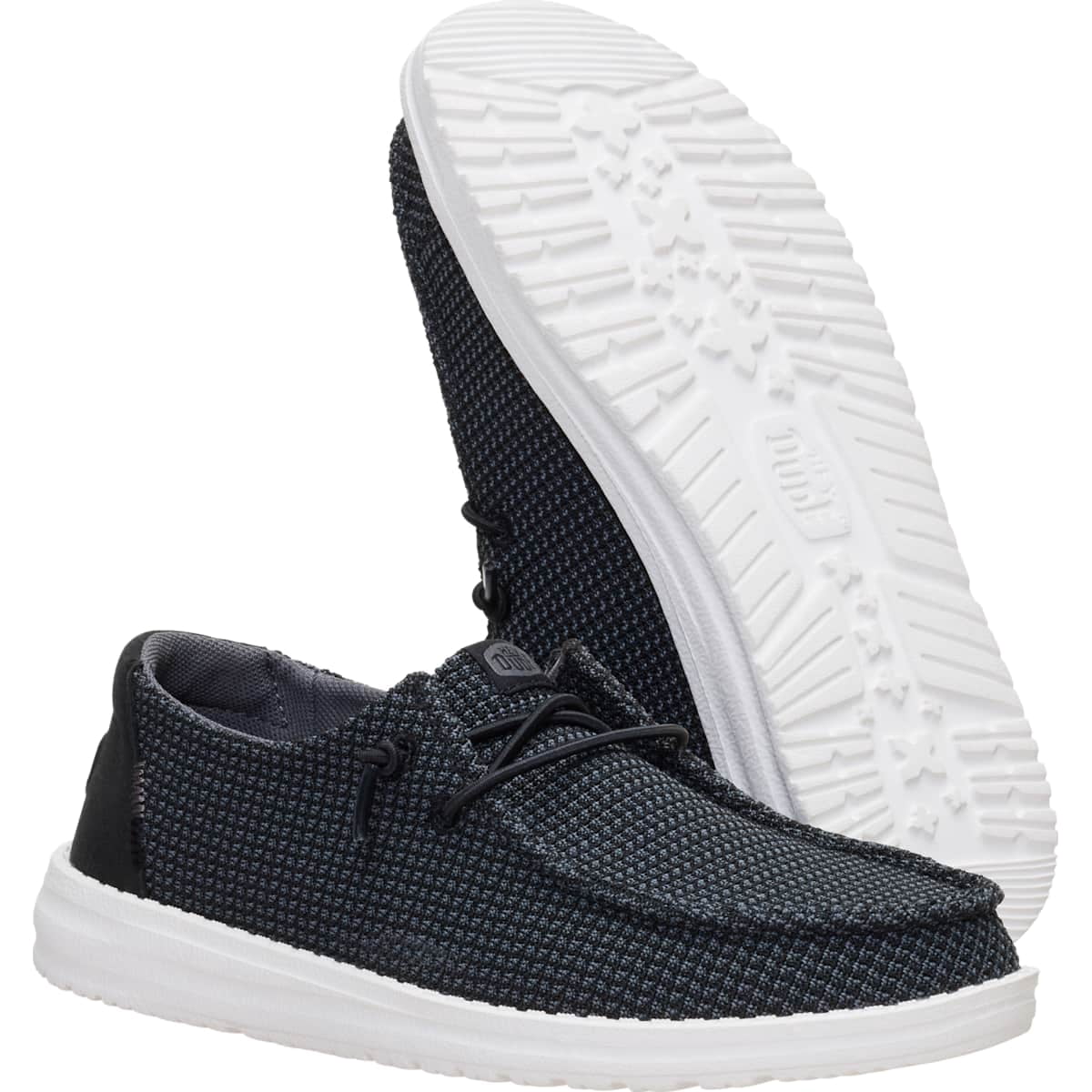 HEYDUDE Women Wendy Mesh Black/White, Black/White