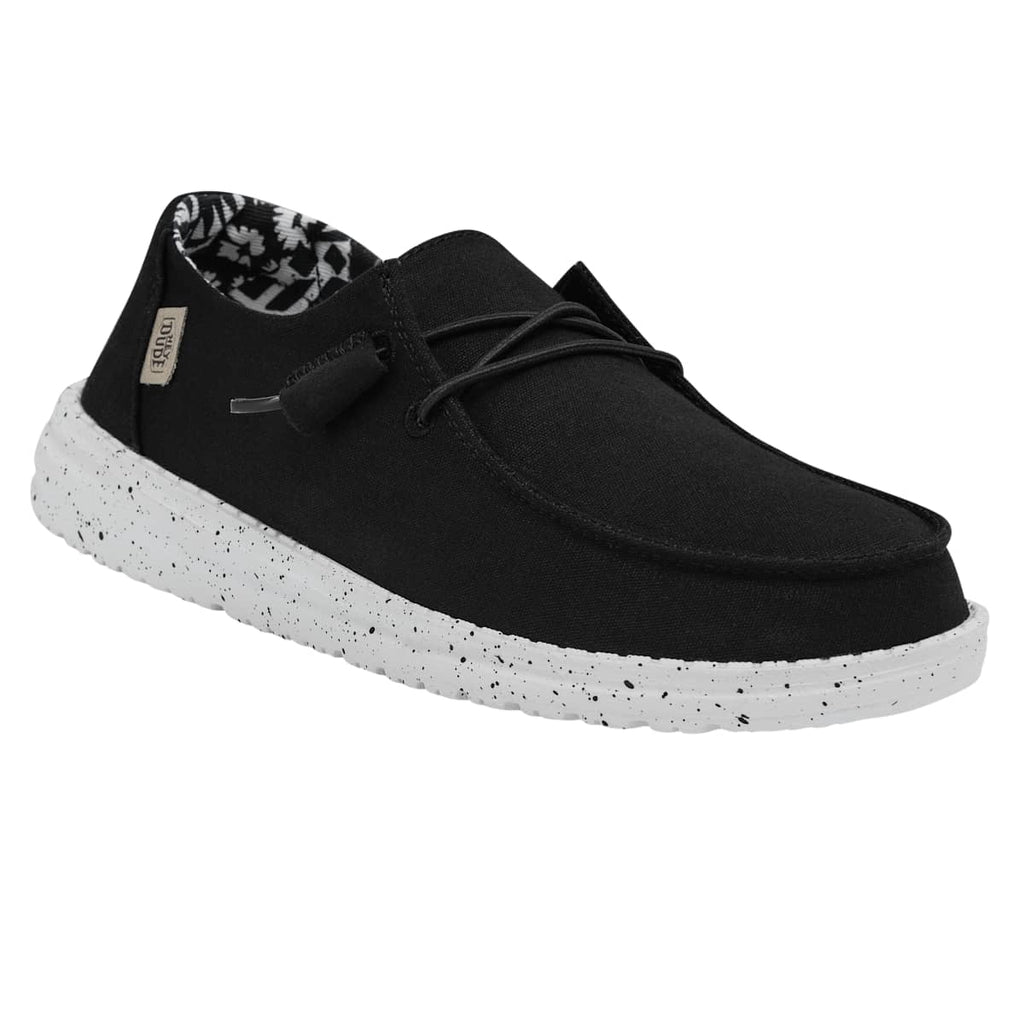 HEYDUDE Women Wendy Basic, Black Odyssey, 9