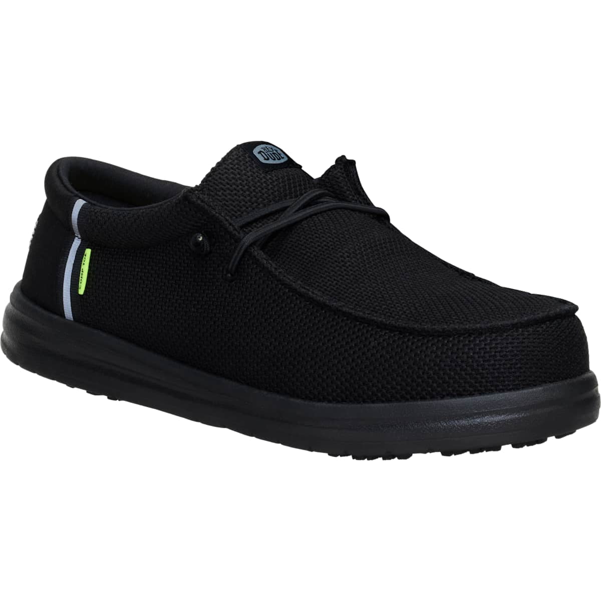 HEYDUDE Men Wally Work Comp Toe, Black, 15