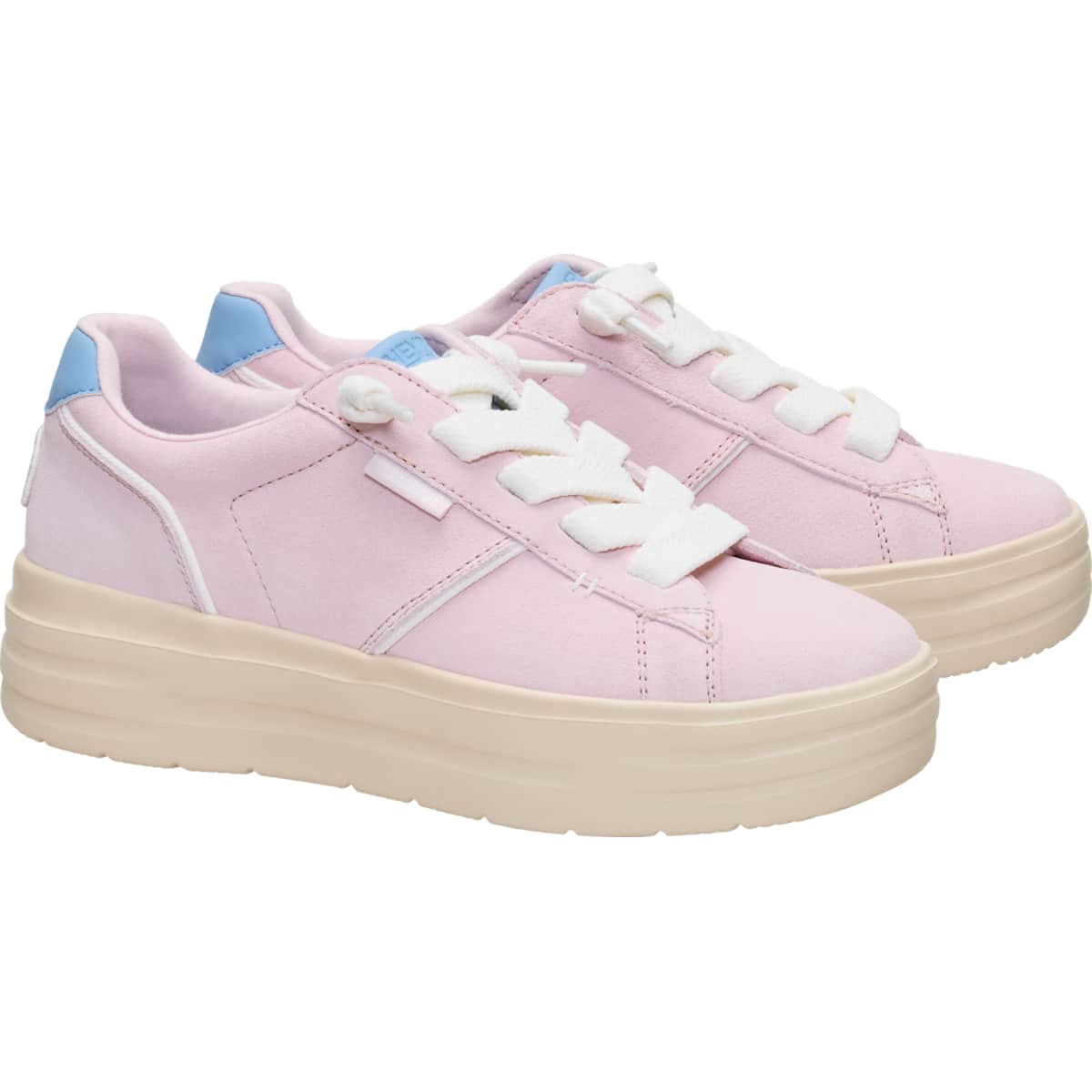 HEYDUDE Women Karina DBL Duo Suede, Pale Lilac/Multi, 9