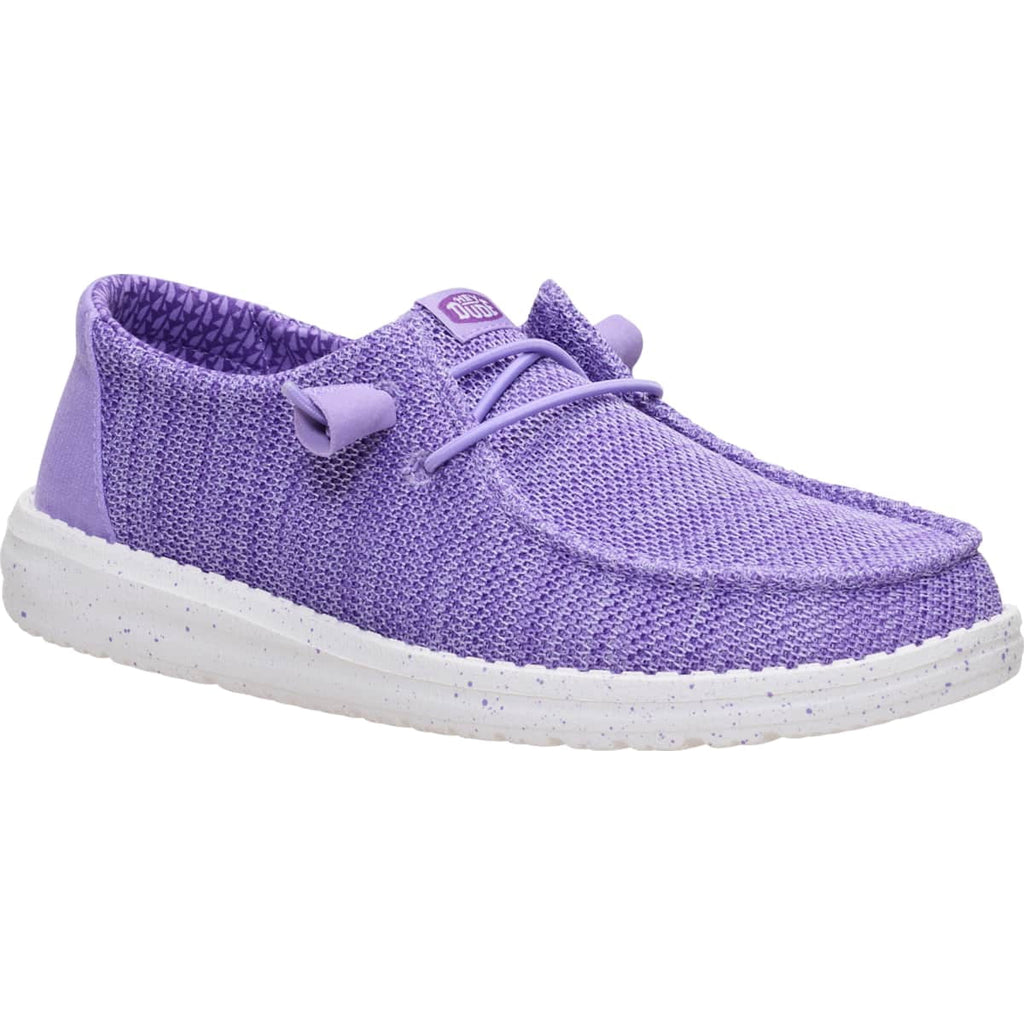 HEYDUDE Wendy Stretch Sox, Purple, 9