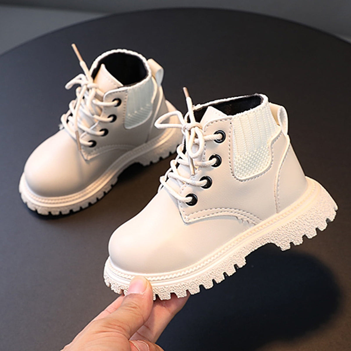 Boots Gift for Boys Girls Ankle Boots Lace Up Work Boot Booties for Little/Big Kids Save Big