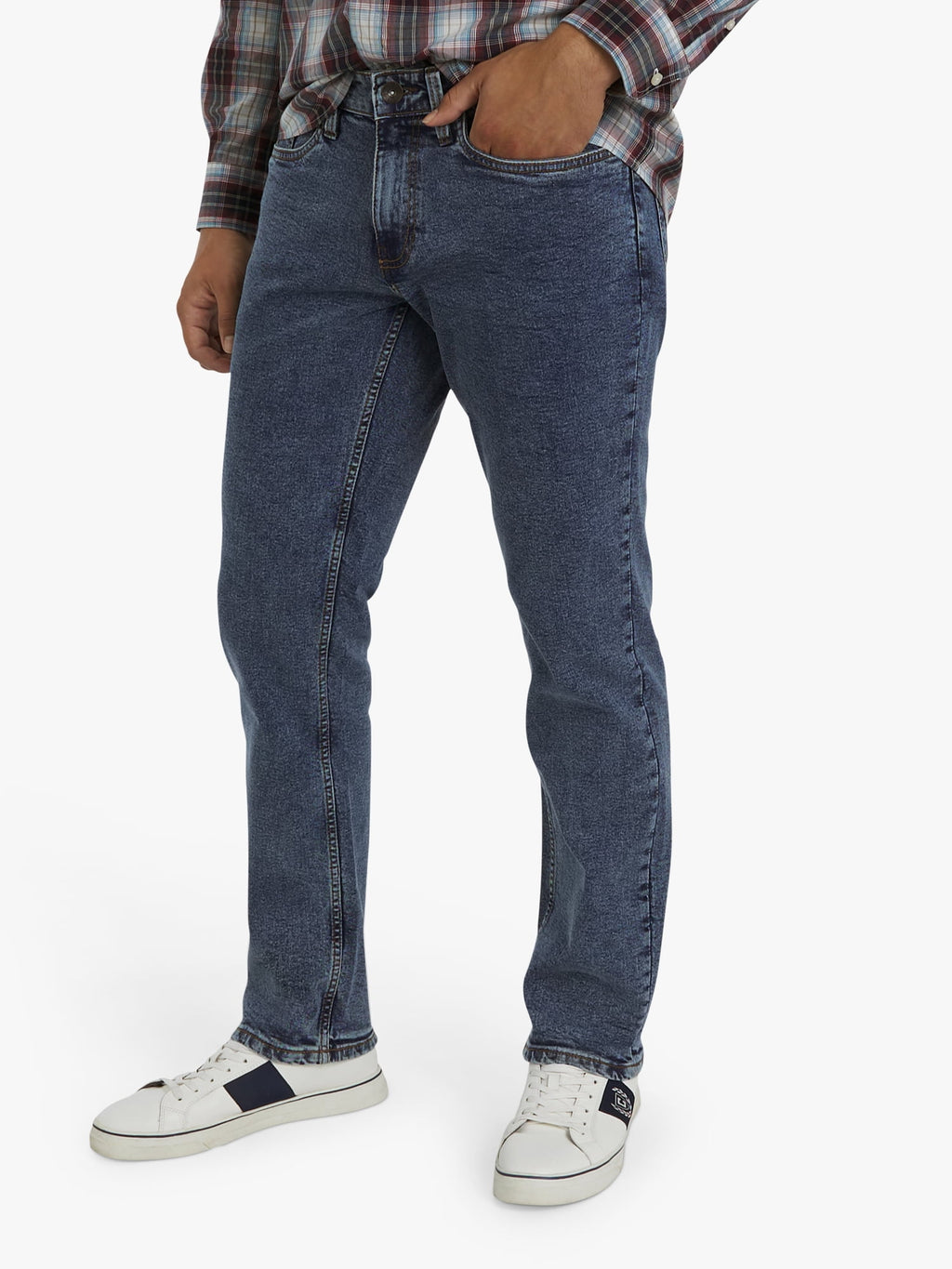 Chaps Men's & Big Men's Stretch Regular-Fit Denim Jeans, Sizes 30-42