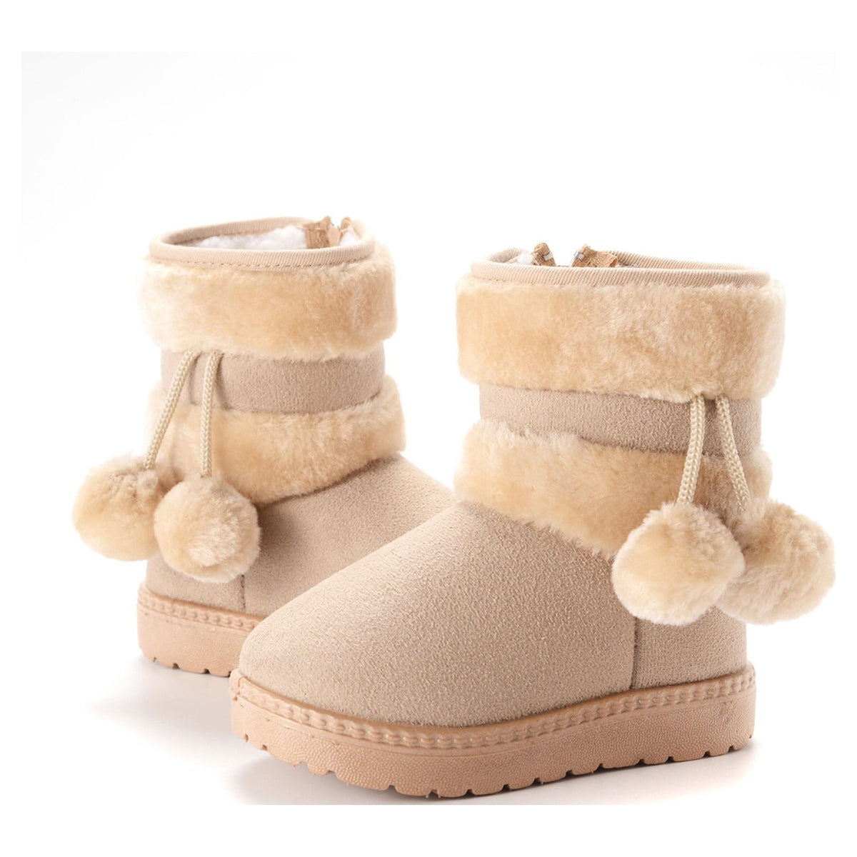 Boots Gift for Girls Girl's Winter Snow Boots Warm Faux Fur Lined Short Fashion Boot(Toddler/Little Kid) Save Big