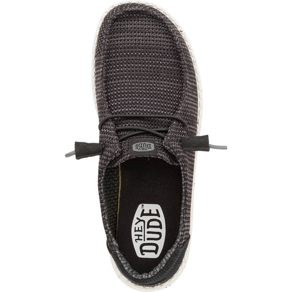 HEYDUDE Wendy Stretch Sox Wide, Light Grey, 8