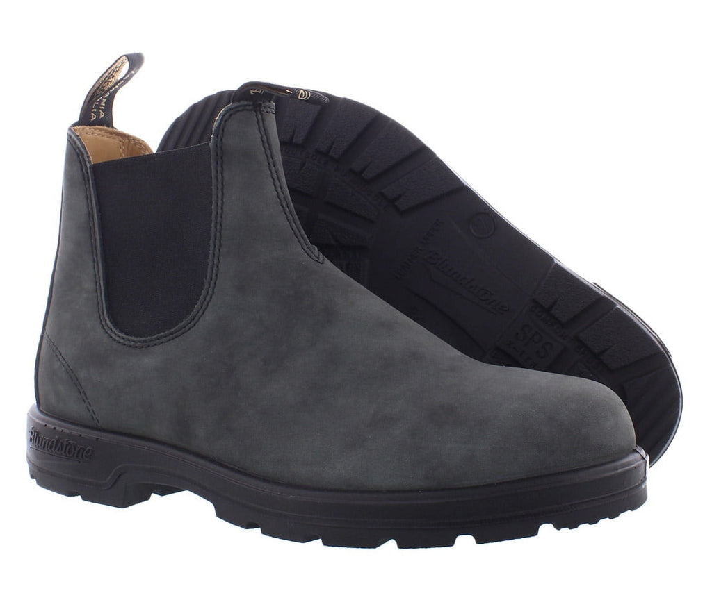 Blundstone Elastic Sided Lined Unisex Shoes Size 4.5, Color: Rustic Black