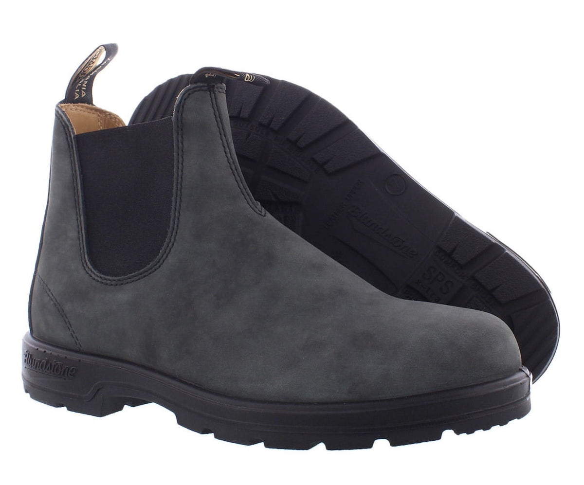 Blundstone Elastic Sided Lined Unisex Shoes Size 4.5, Color: Rustic Black