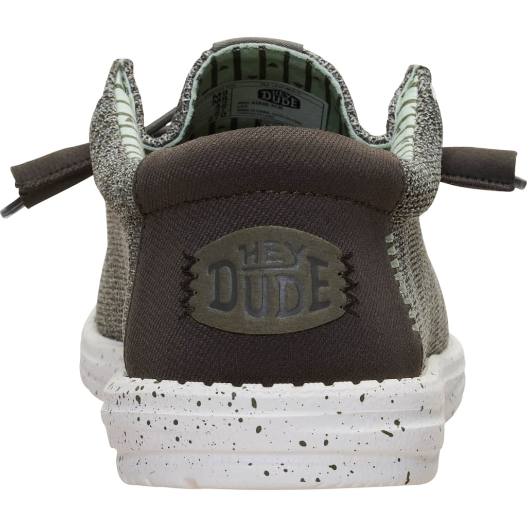 HEYDUDE Wally Stretch Sox, Granite Grey/Black, 11