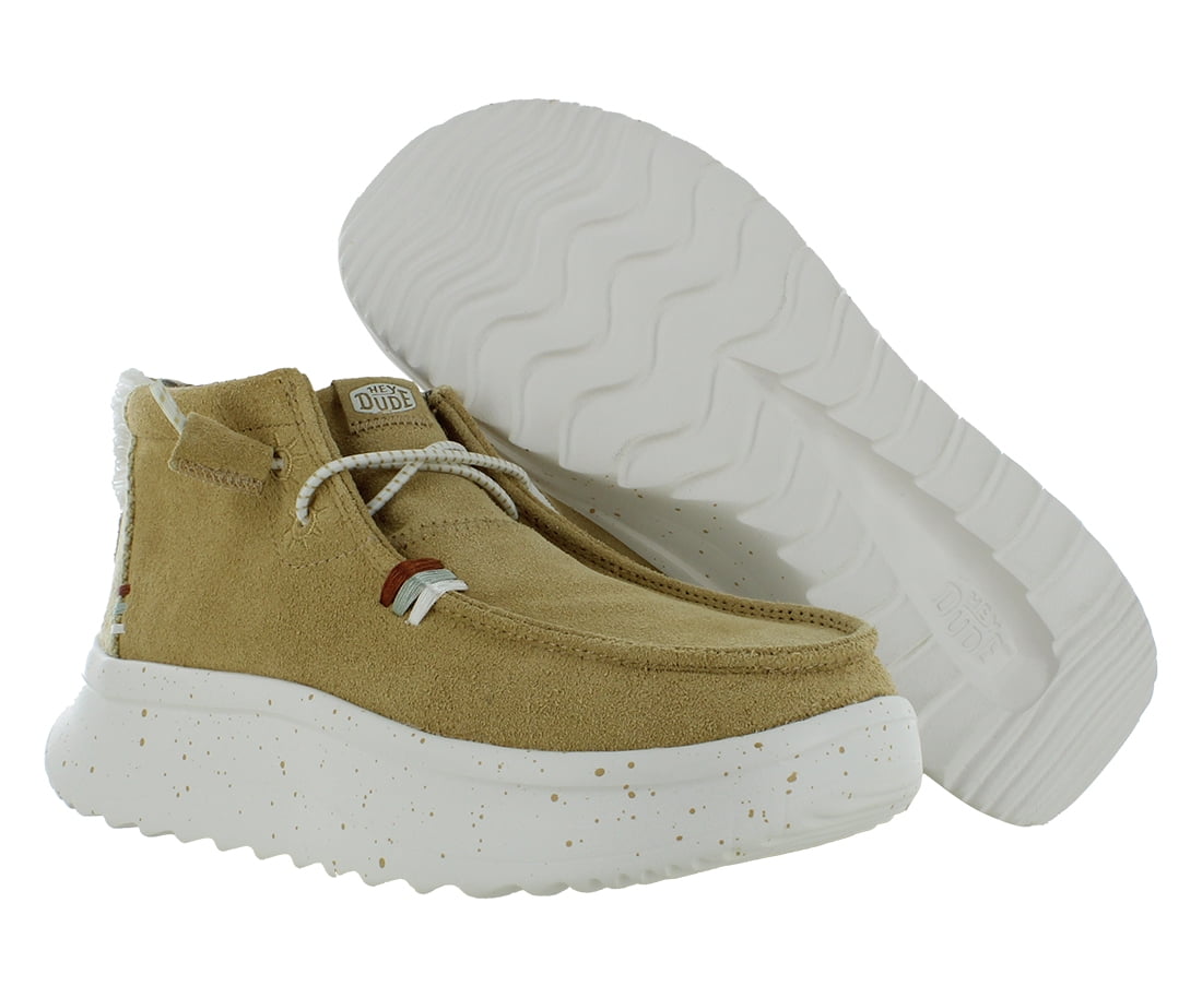 Hey Dude Wendy Peak Hi Womens Shoes Size 6, Color: Tan