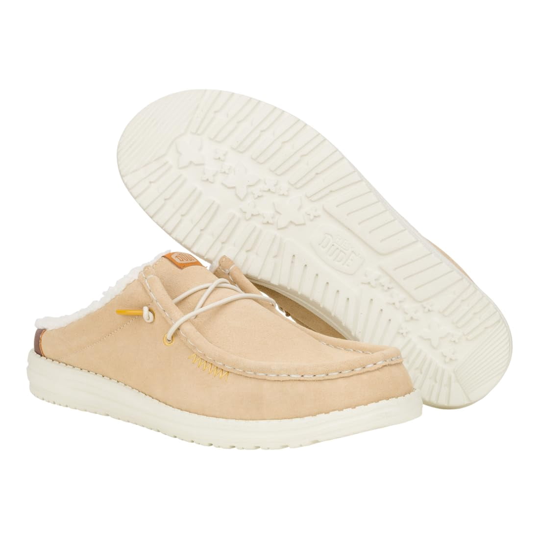 HEYDUDE Men's Wally Slip Sneaker Cream