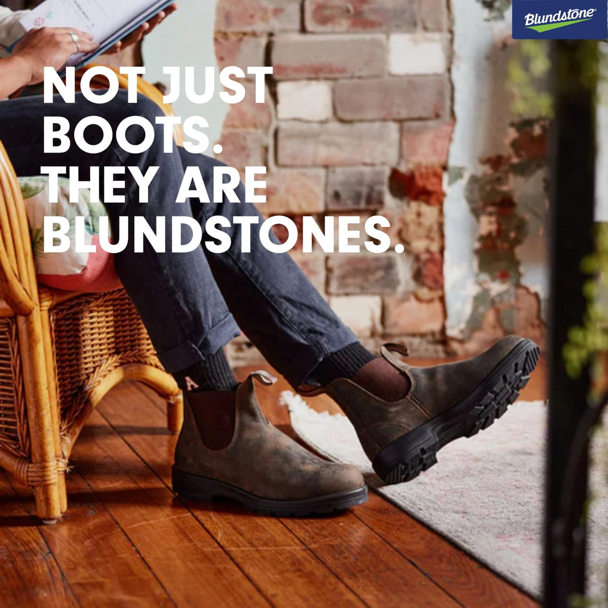 Blundstone 585 Unisex Classic Series Chelsea Boot for Men and Women with Shock Absorption and Premium Water Resistant Leather, Rustic Brown, 7.5 US Men / 9.5 US Women / 6.5 AU - AUTHORIZED DEALER