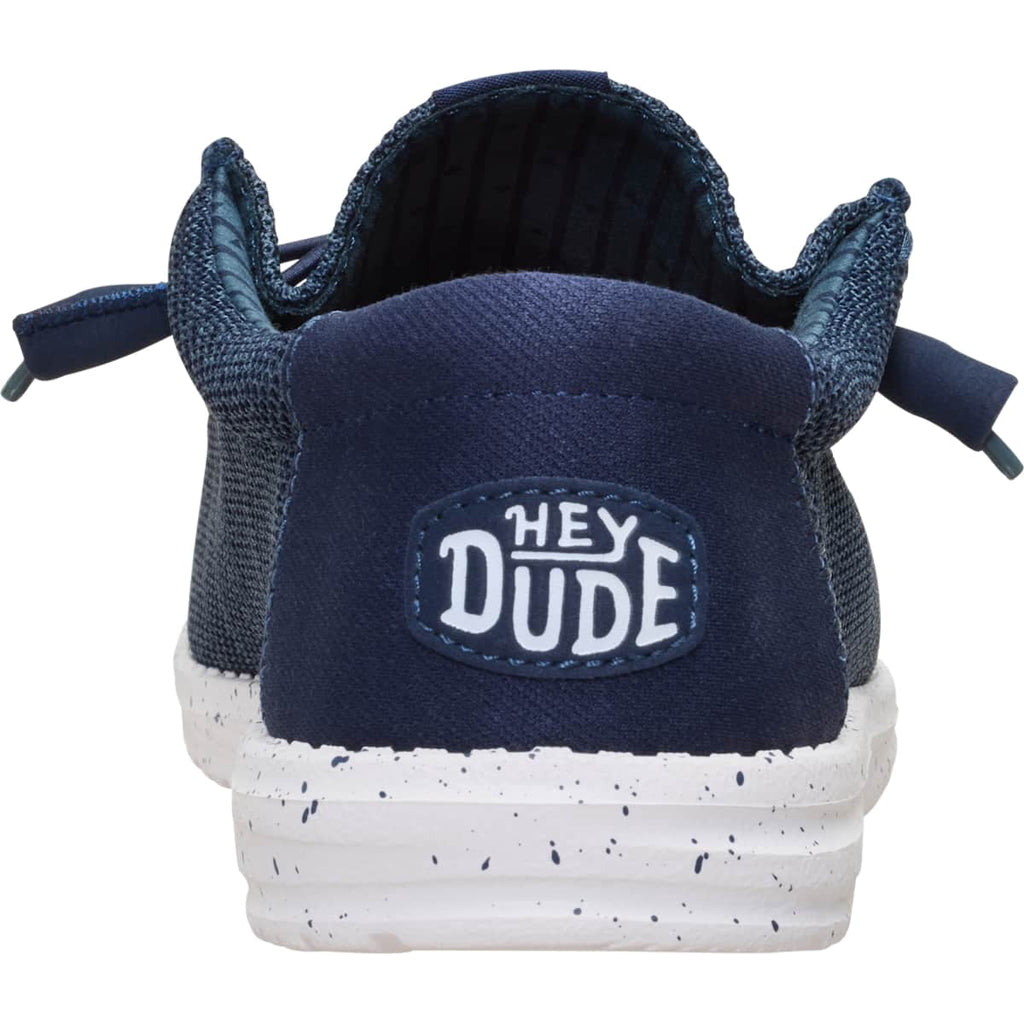 HEYDUDE Wally Stretch Sox Wide, Navy, 12