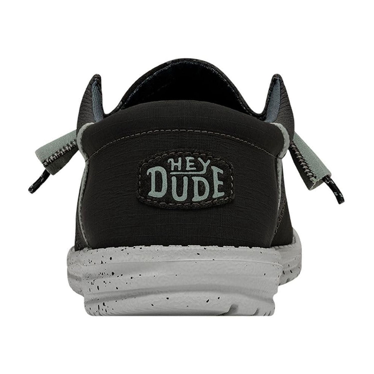 Hey Dude Wally Tri Nylon Trailhead Charcoal Size 10 Mens Shoes Men's Slip-on Loafers Comfortable & Light-Weight
