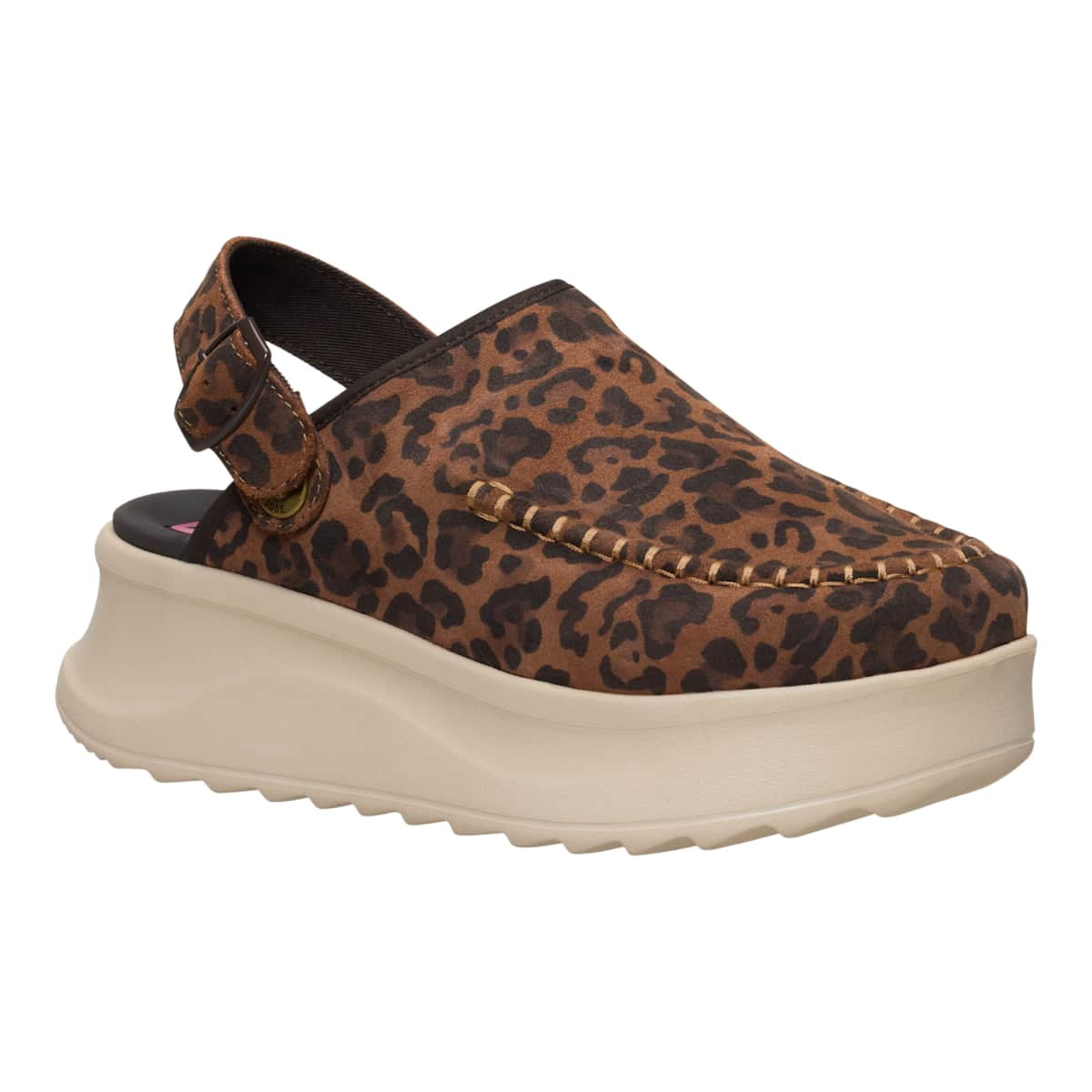 HEYDUDE Delray Clog Suede, Tan, 6
