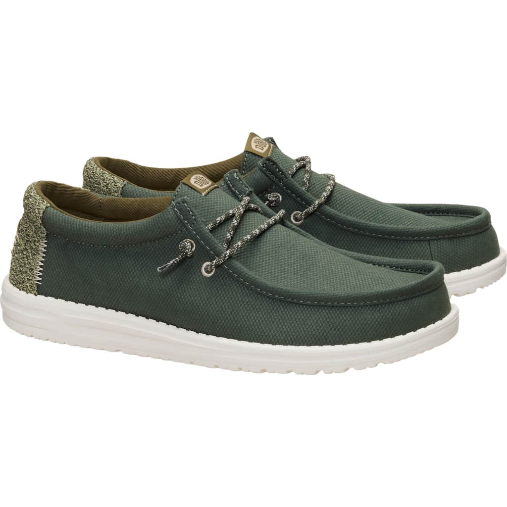 HEYDUDE Wally Heathered Knit, Black, 9