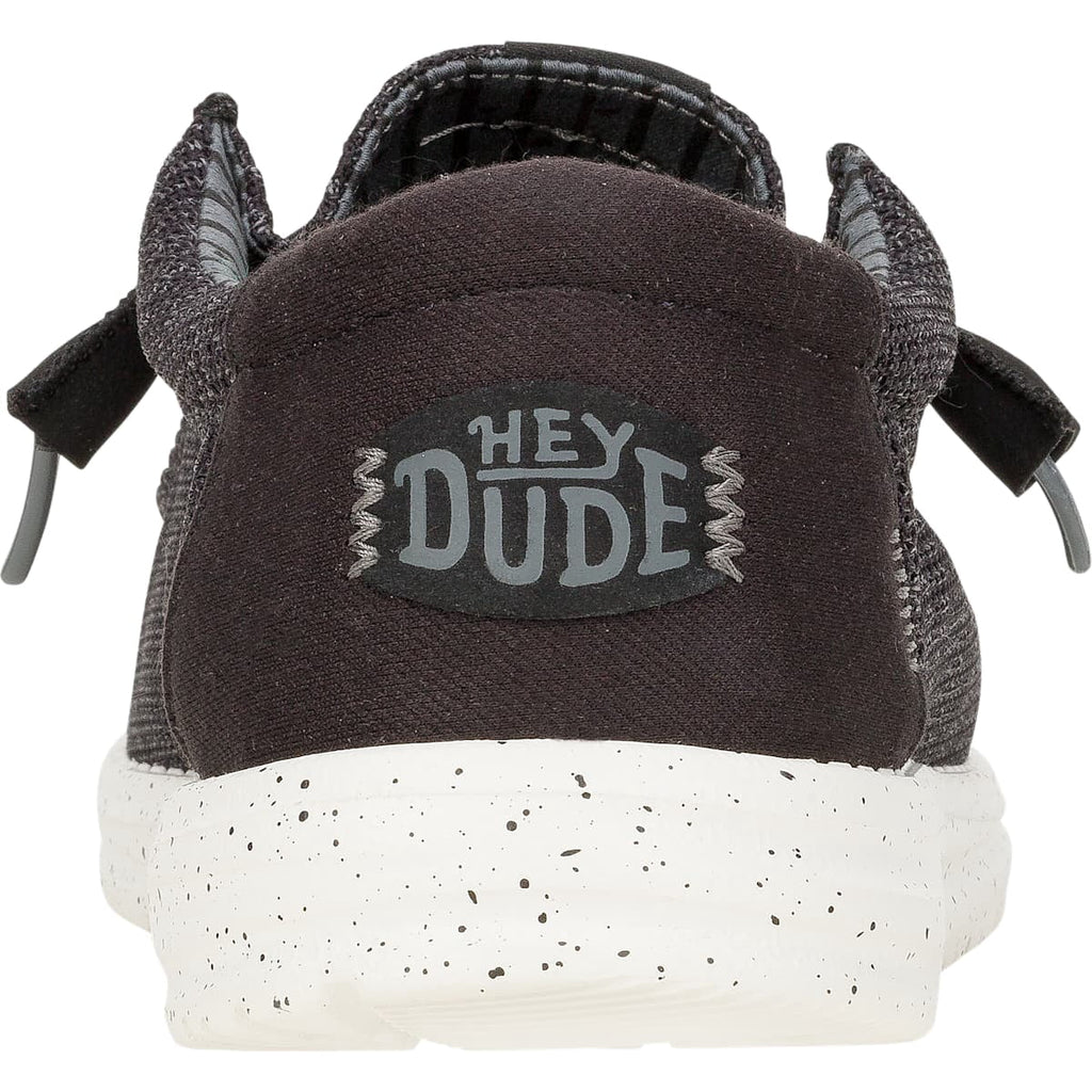 HEYDUDE Men Wally Stretch Sox Wide, Gray, 12