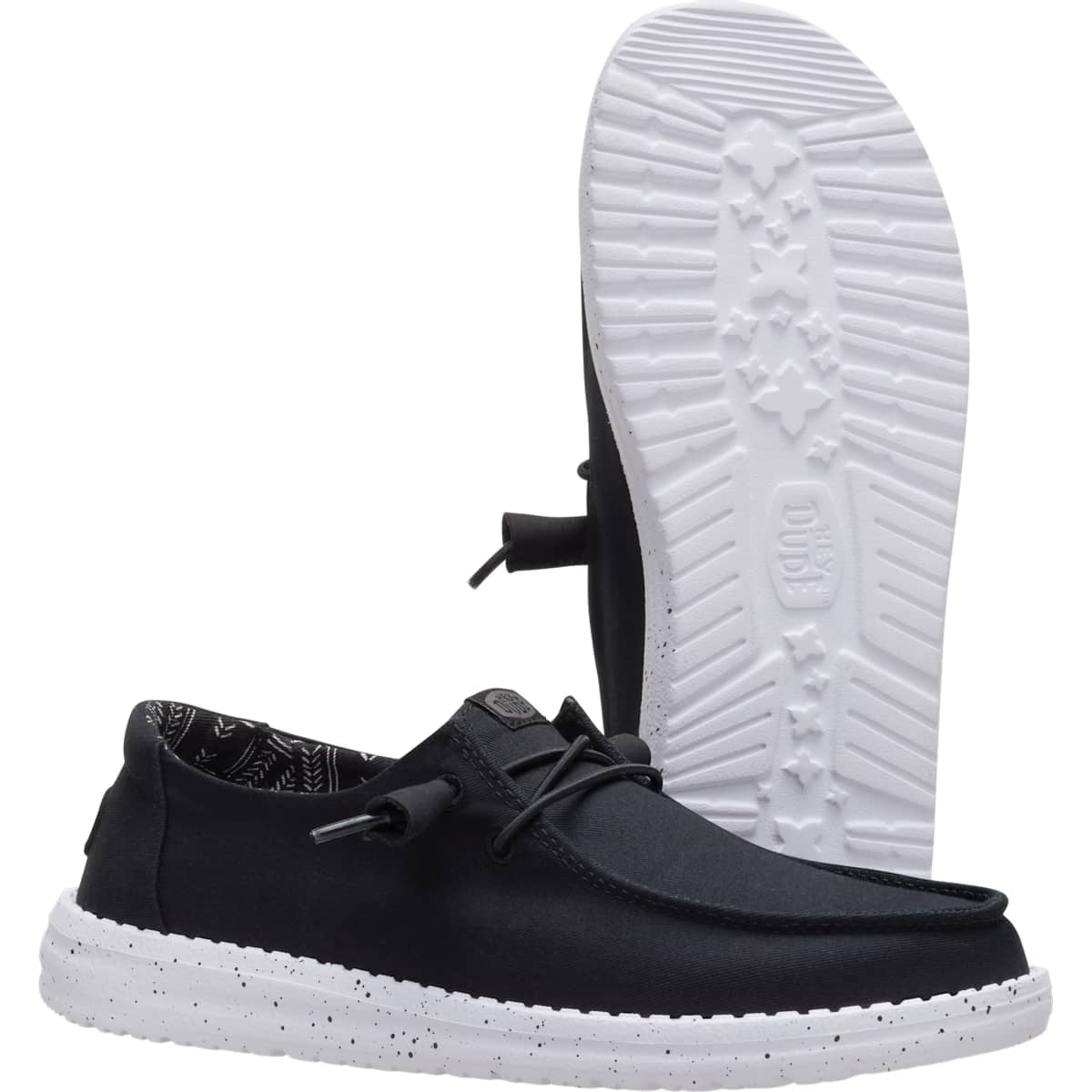 HEYDUDE Women Wendy Stretch Canvas, White, 9