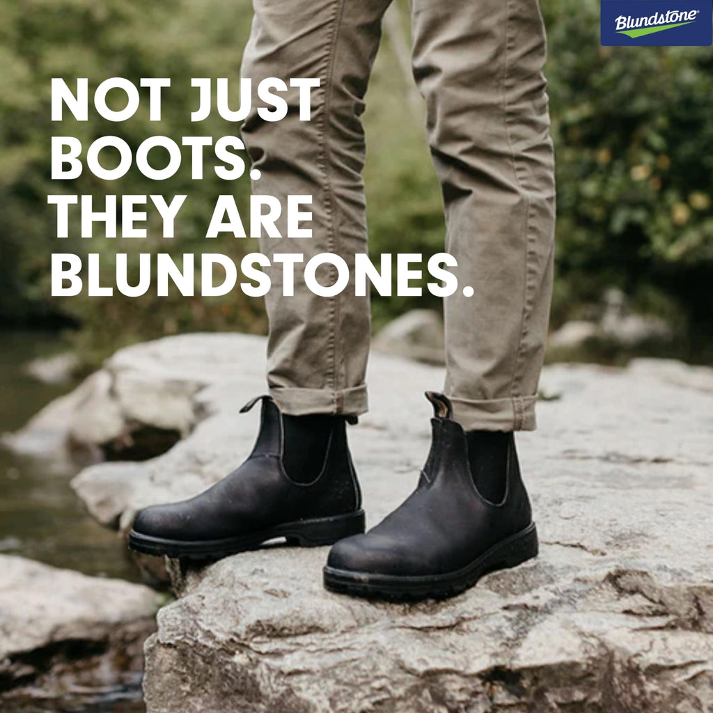 Blundstone 585 Unisex Classic Series Chelsea Boot for Men and Women with Shock Absorption and Premium Water Resistant Leather, Rustic Brown, 7.5 US Men / 9.5 US Women / 6.5 AU - AUTHORIZED DEALER