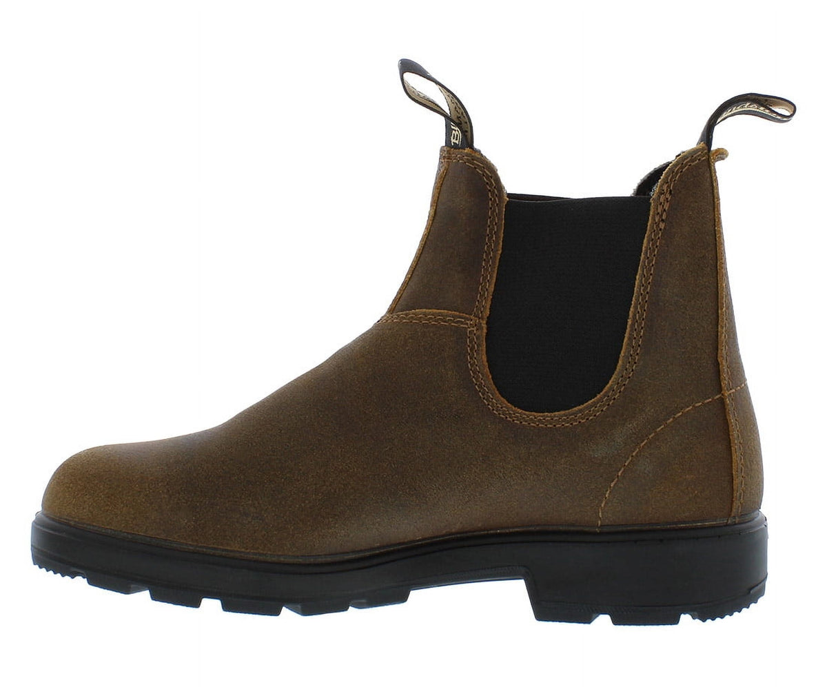 Blundstone Waxed Suede Chelsea Boots, Brown