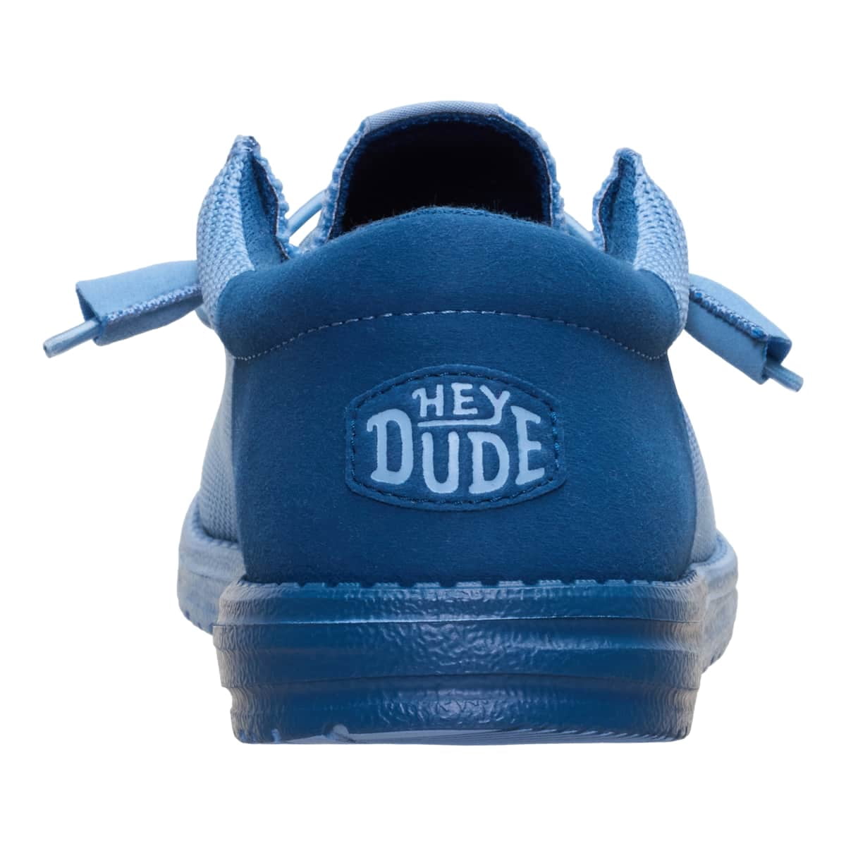 HEYDUDE Men Wally Funk Mesh Split, Faded Denim/Ensign Blue, 12