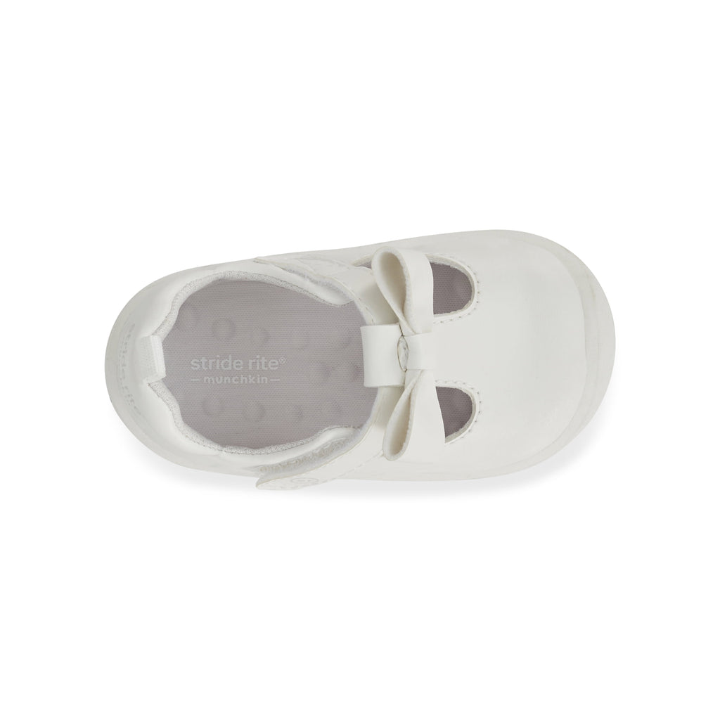 Munchkin by Stride Rite Baby Girl Peyson Bow T-Strap Dress Shoe