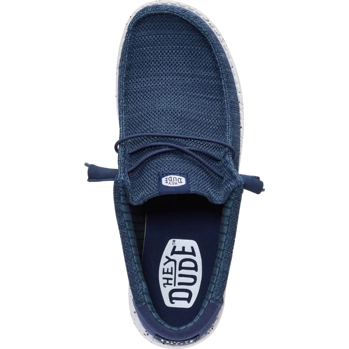HEYDUDE Wally Stretch Sox Wide, Navy, 12