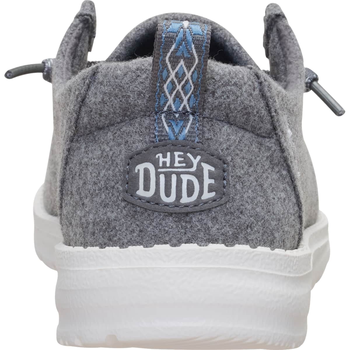 HEYDUDE Wendy Cozy Wool, Dark Charcoal/Black, 10