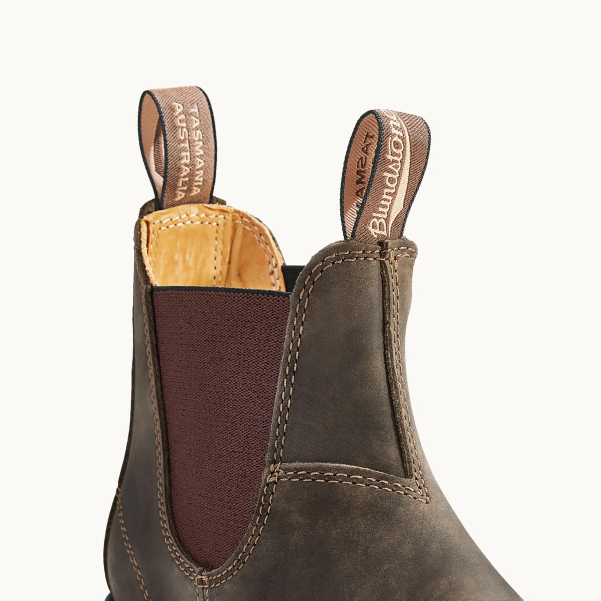 Blundstone 587 Unisex Classic Series Chelsea Boot for Men and Women with Shock Absorption and Premium Water Resistant Leather, Rustic Black, 8 US Men / 10 US Women / 7 AU - AUTHORIZED DEALER