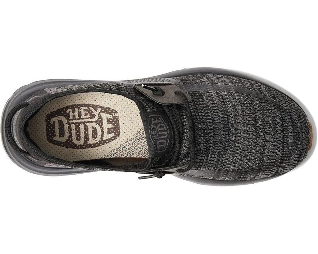 Mens Hey Dude Sirocco Black Night Tennis Shoe