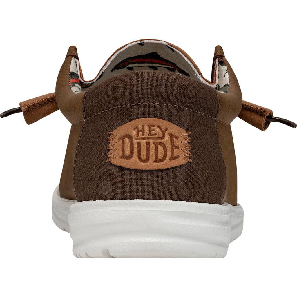 HEYDUDE Mens Wally Fish Lure, Brown, 12