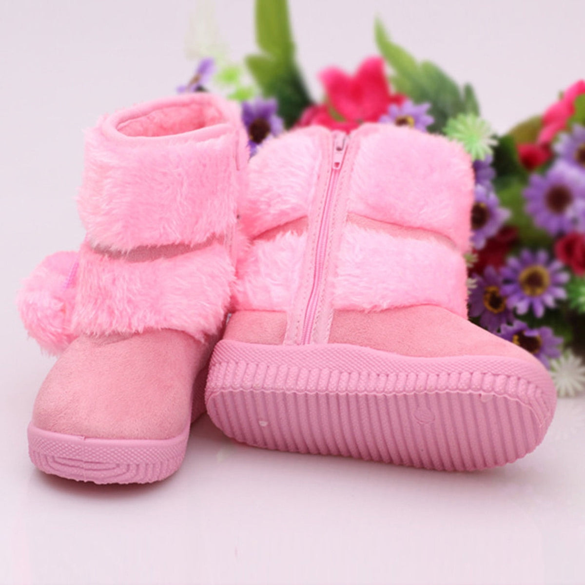 Girls Boots Christmas Gift Boys Girls Winter Boots Waterproof Lightweight Kid Snow Boots Outdoor for 15 Months-12 Years (Toddler/Little Kid/Big Kid) Save Big