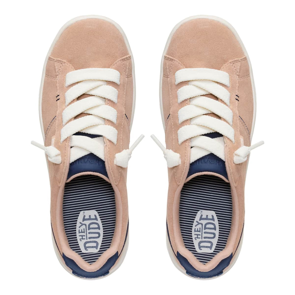 HEYDUDE Women Karina DBL Duo Suede, Pale Lilac/Multi, 9
