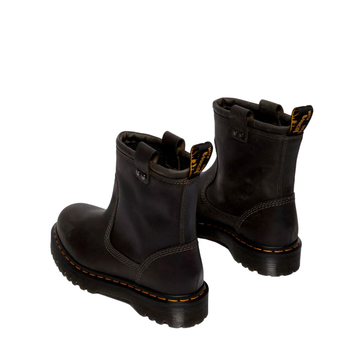 Dr.Martens Anistone Lo Leather Pull On Boot Charcoal Grey 31880057 Men's Size 8