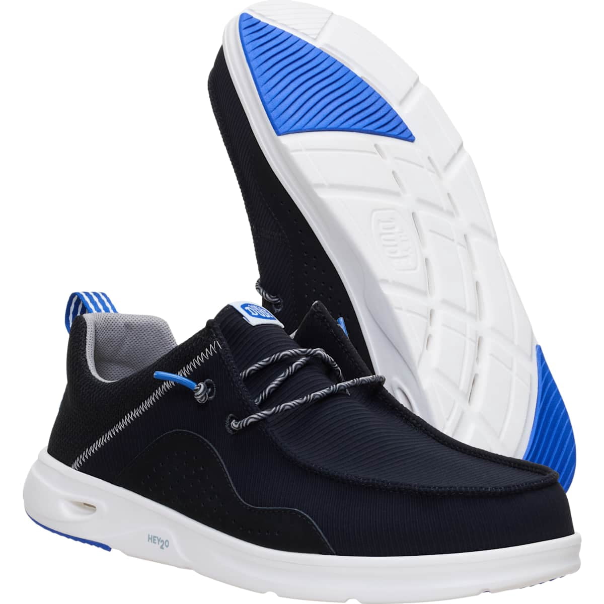 HEYDUDE Men HEYDUDE Mens Wally Hey2O Mesh, Monument Grey/Dawn Blue, 11, Monument Grey/Dawn Blue, 11