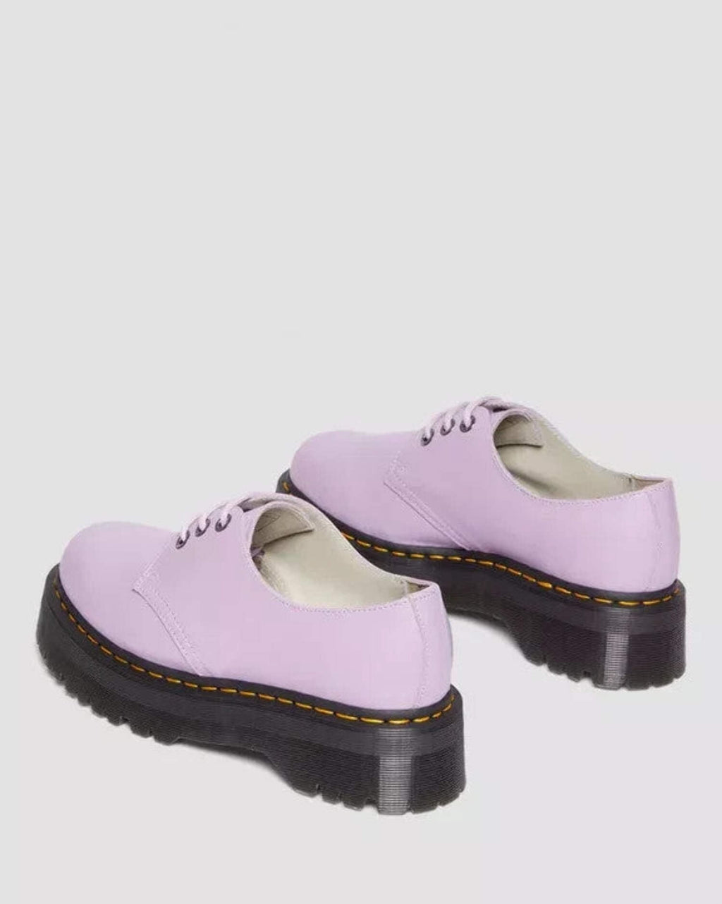 Dr. Martens 1461 Quad II 30612308 Unisex Purple Leather Platform Shoes KHD1939