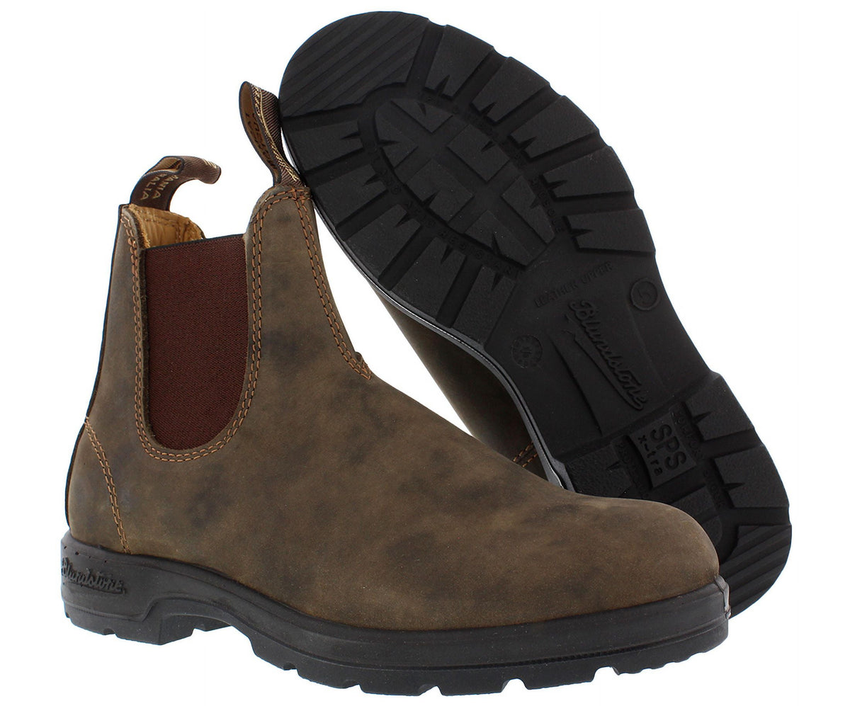 Blundstone Super 550 Series Chelsea Boot Rustic Brown 7.5 M
